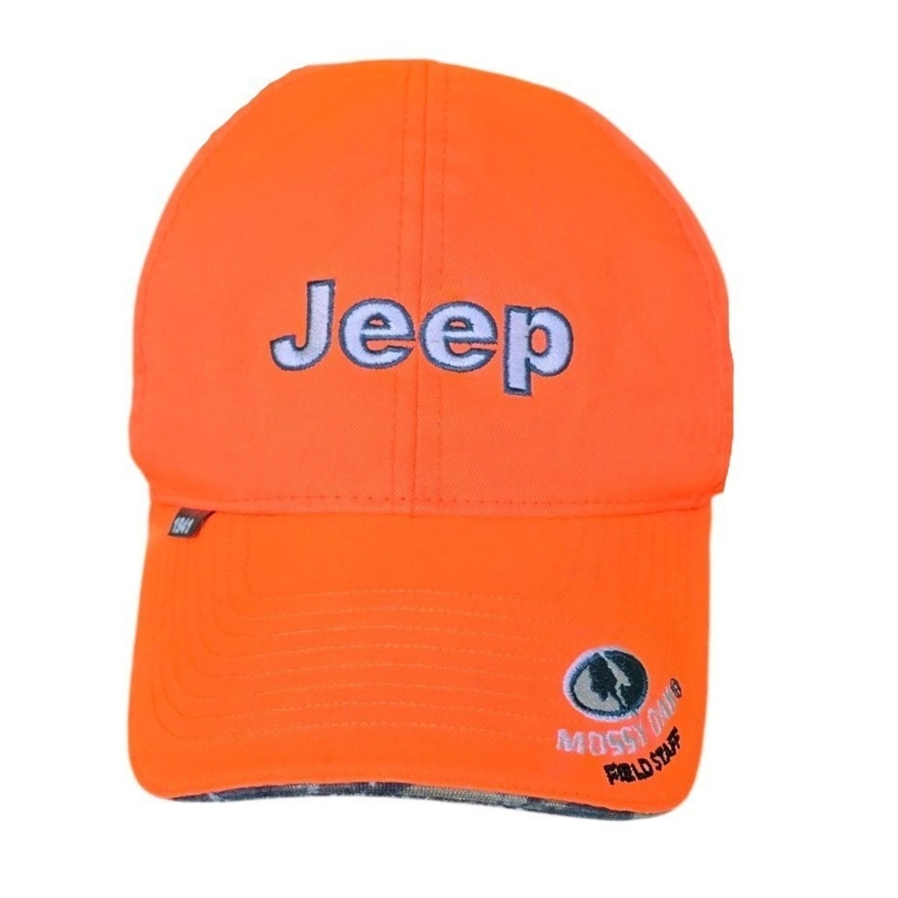 Mossy‎ Oak Field Staff 1941 Orange Camo Brim Baseball Cap Hat Hunting NEW